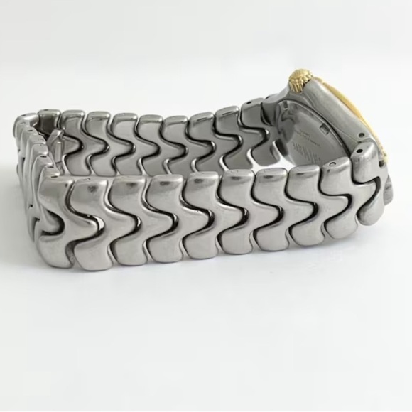 Stainless steel and 18k gold watch - Picture 3 of 3